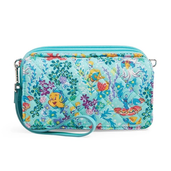 ✨ SOLD ✨ Vera Bradley | The Little Mermaid RFID All In One Crossbody - Picture 1 of 3